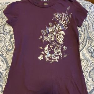 Purple motorcycle shirt